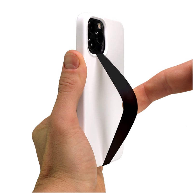 Phone Loops Silicone Elastic Phone Holder, Hand Strap, Light Slim & Discreet Grip - Image 1
