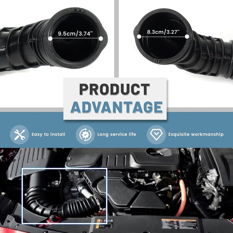VORGENS All item simple matching build Heater Water Outlet Hose, Air Hose Fit for Buick Regal 2009 2010 2011 2012 2013丨 for Chevy Malibu 2010 2011 2012 2013 2014 - Replace 22951182 Engine Heater Water Outlet Hose Trendy versatile build - Image 3