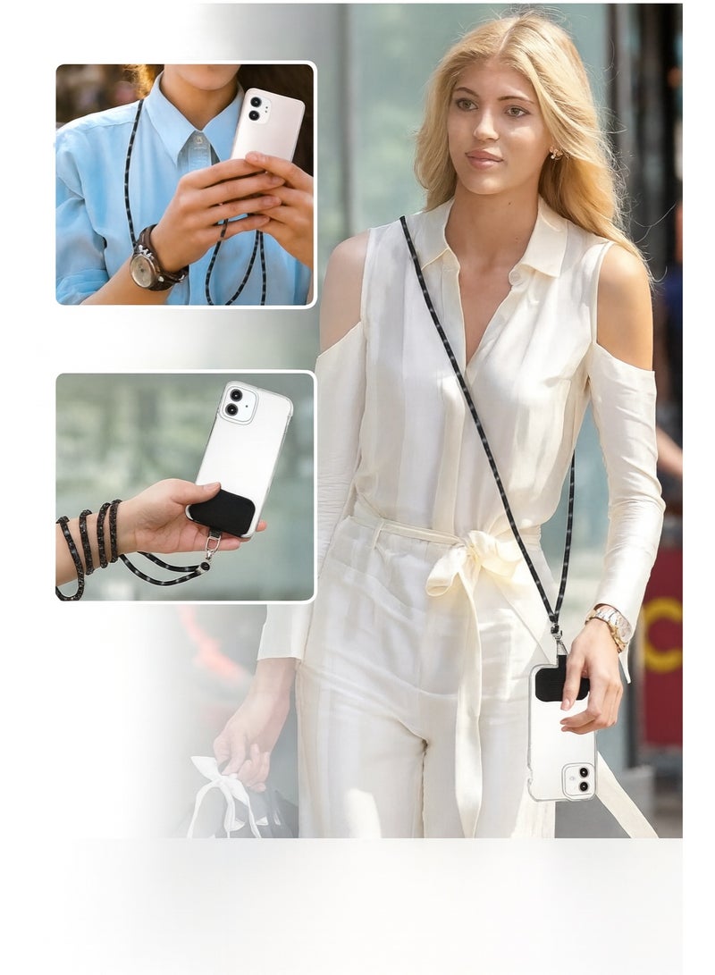 💎 Long Rhinestone Mobile Chain in Gold – Combining Luxury and Elegance to Protect Your Phone in a Chic, Modern Style for Elegant Women - Image 3