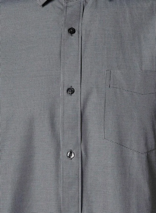 سبلاش فيڤ قميص رجالي بأكمام طويلة وياقة عريضة بقصة عادية بنقوش