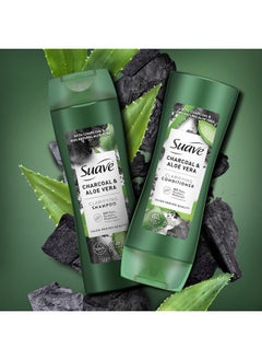 Suave Suave Professionals Clarifying Shampoo for Oily Hair Charcoal Aloe Vera Paraben Free 12.6 oz  - Image 5
