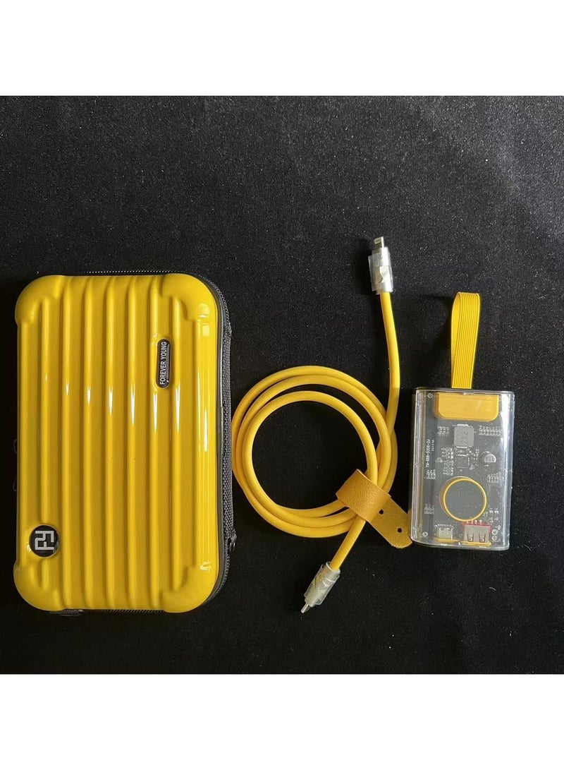 Kannzz Electronics Bag, Tech Accessories Case, Organizer Case for Travel Electronics, Water-Resistant Shockproof Organizer Pouch Compatible with Charger,Charging Cables,Electric shaver,Lighter, etc - Image 4