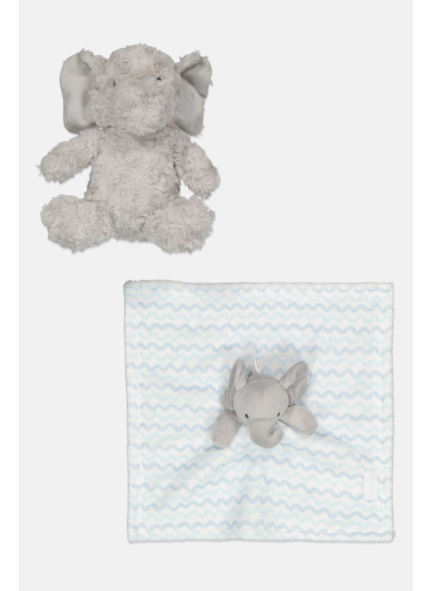Snuggle Tots Baby Elephant Plush Toy And Comforter Set  - Image 1