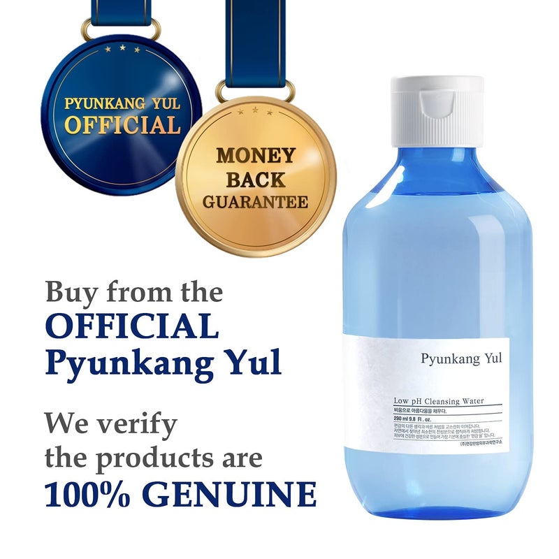 Pyunkang Yul PKY Low pH Cleansing Water Makeup Remover Face Cleanser with Witch Hazel and AHA - Cica, Tea Tree Extract Natural Ingredients Ceramide Micellar Water 9.8 Fl Oz - Image 3