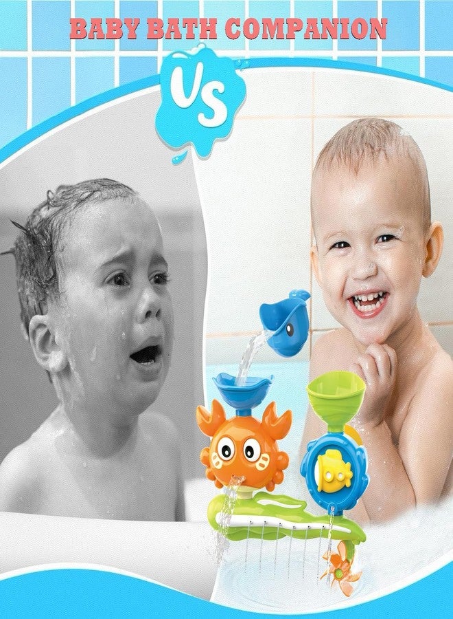 FFZDENA Baby Bath Toys for Kids Ages 1-3, Crab Bathtub Water Toys for Toddler 2-4, Mold Free Bath Toys W/ Suction Cup for Babies 6-12 Months Boys Girls Infant Gifts - Image 5