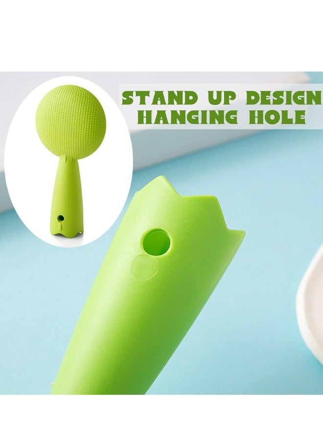 4Pcs Plastic Non-Stick Rice Paddle Heat Resistant Standing Spoon for Kitchen Use - Image 5