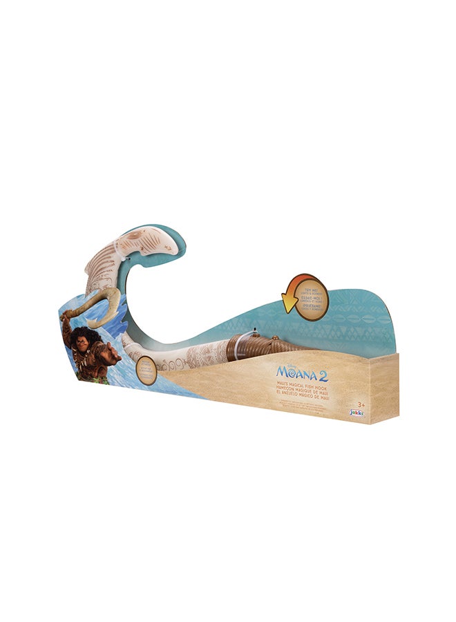 Disney Moana 2 Maui Magical Fish Hook Battery Operated - Image 2