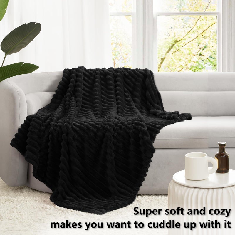 Himeet Black بطانية غامضة قطي - Image 3