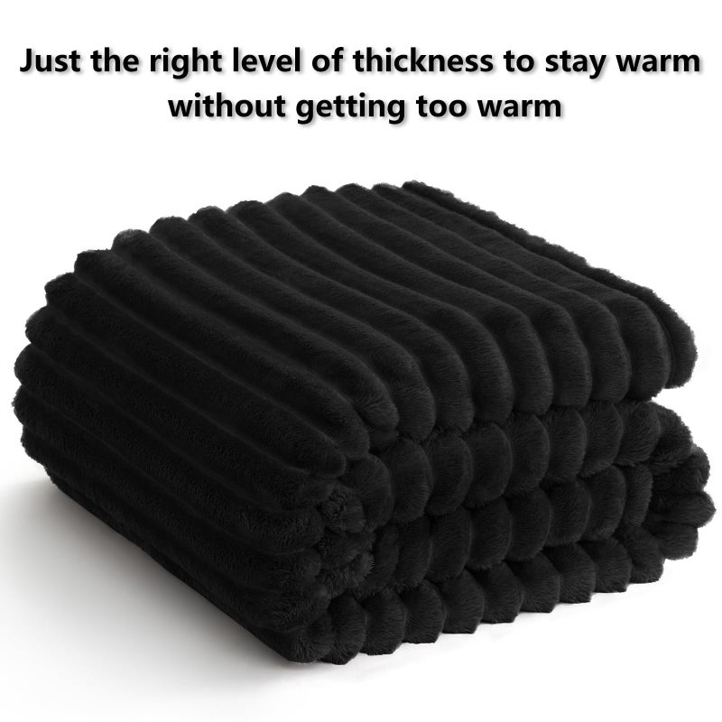 Himeet Black بطانية غامضة قطي - Image 2