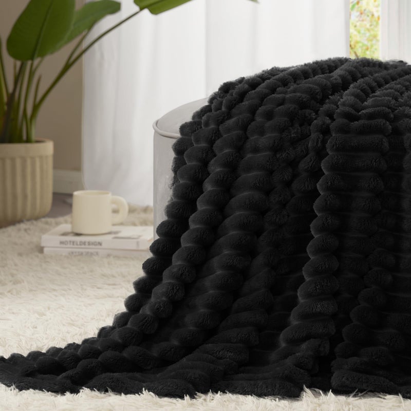 Himeet Black بطانية غامضة قطي - Image 5