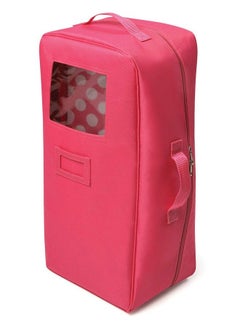 Badger Basket Toy Doll Travel Case With Popup Bed With Bedding For 18 Inch Dolls Pink  - Image 1