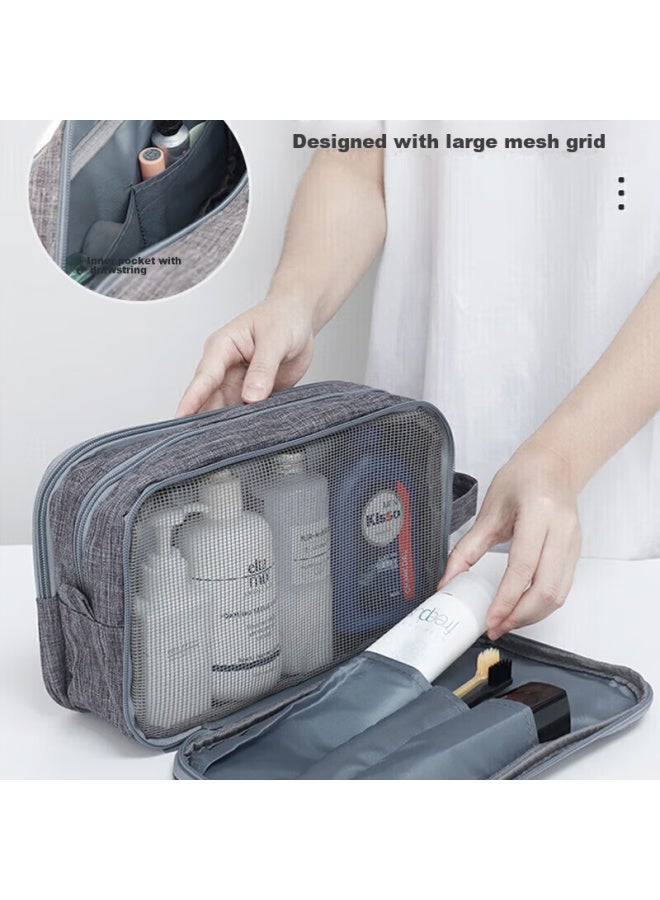 Forty thousand kilometers 40,000 Kilometers, Toiletry Bag With Wet And Dry Separation, Multifunctional Travel Large Capacity Cosmetic Storage Bag For Men And Women, Sw7187  - Image 2