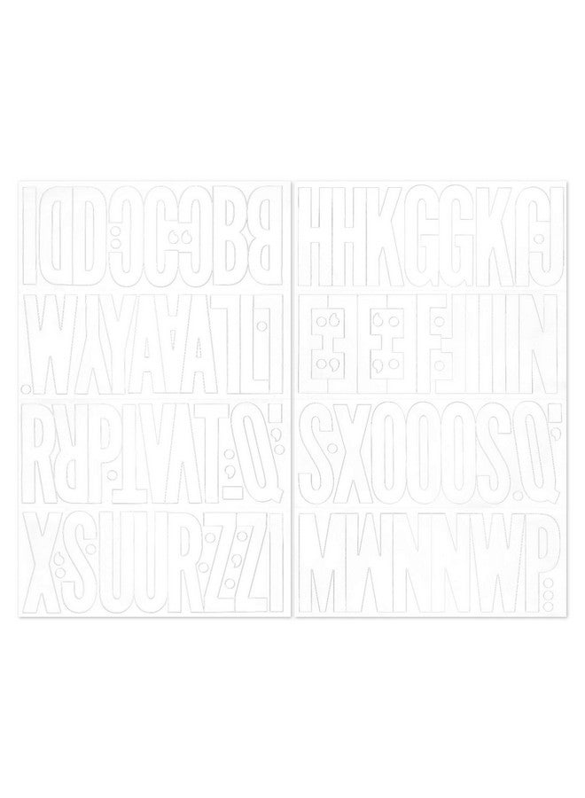 Duro Permanent Adhesive Vinyl Letters 6Inch White - Image 2