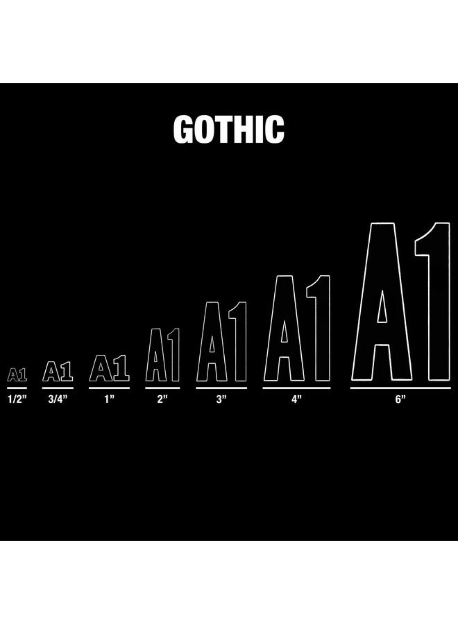 Duro Permanent Adhesive Vinyl Letters 6Inch White - Image 5