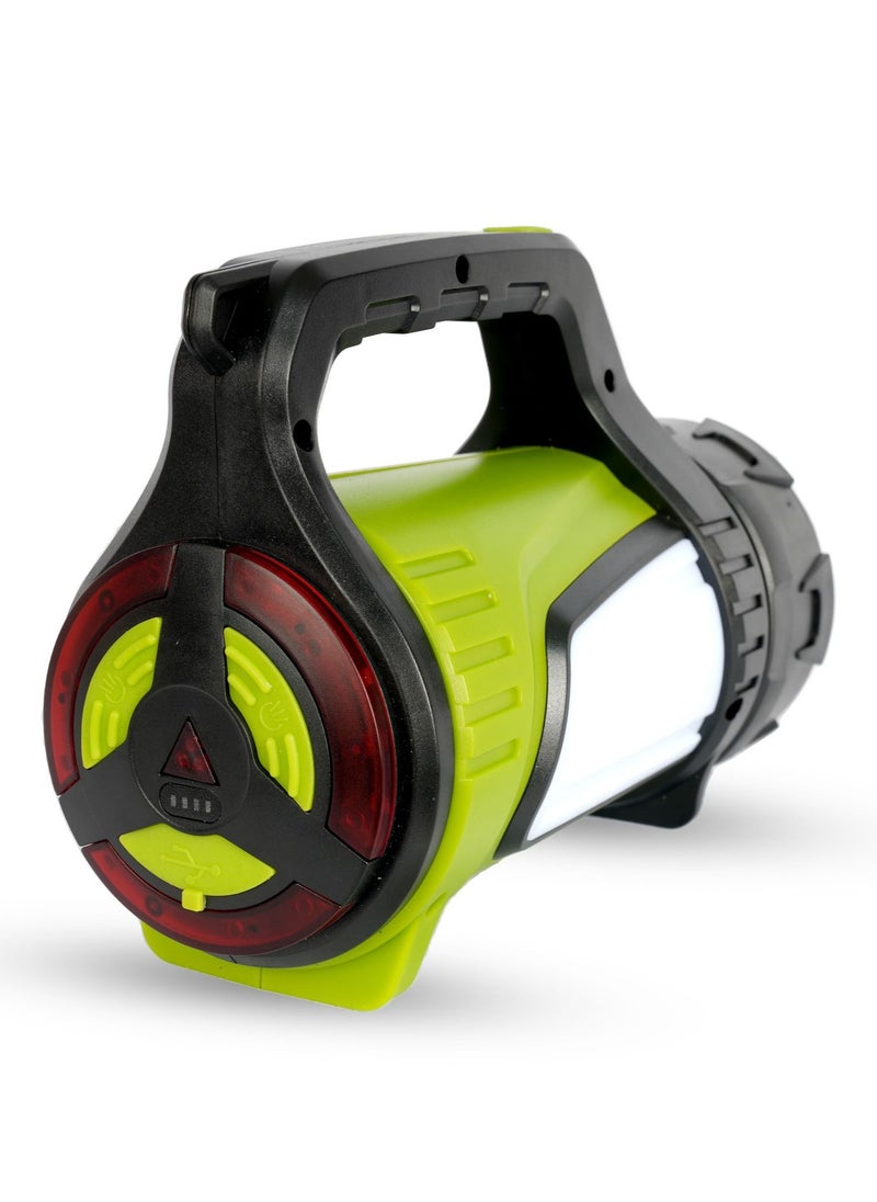 AFRA AFRA LED Camping Torch, 12W, Rechargeable 6000MAH Battery, USB Charging Cable, Features Multiple Lighting Modes, High, Low and Strobe, IP66 Water Resistance, 1000 Lumens  - Image 4