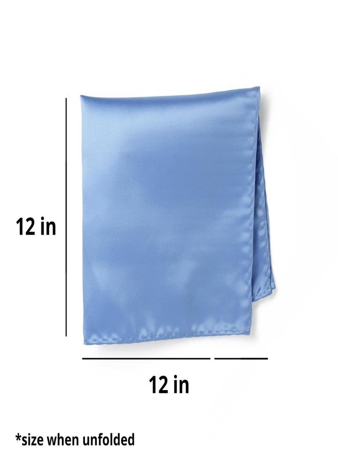 tiemart Premium Pocket Square (Cornflower) - Image 2