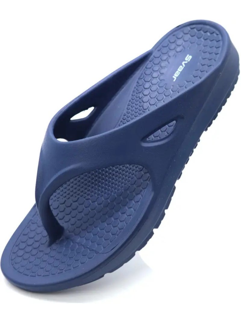 SVAAR صنادل سفار المريحة للرجال للأماكن الداخلية والخارجية، صنادل عصرية باللون الأسود - Image 1