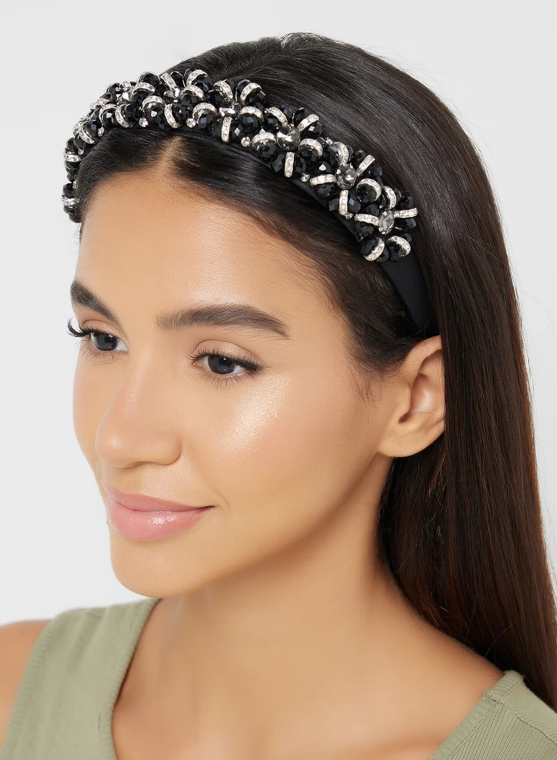 ايلا ليمتد اديشن Floral  Jeweled Headband