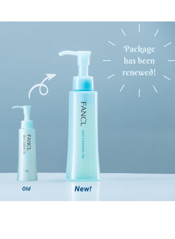 Fancl FANCL Mild Cleansing Oil, Japanese Facial Cleansing Oil, Makeup Remover, 100% Preservative Free, Clean Skincare for Sensitive Skin [US Package]  - Image 4