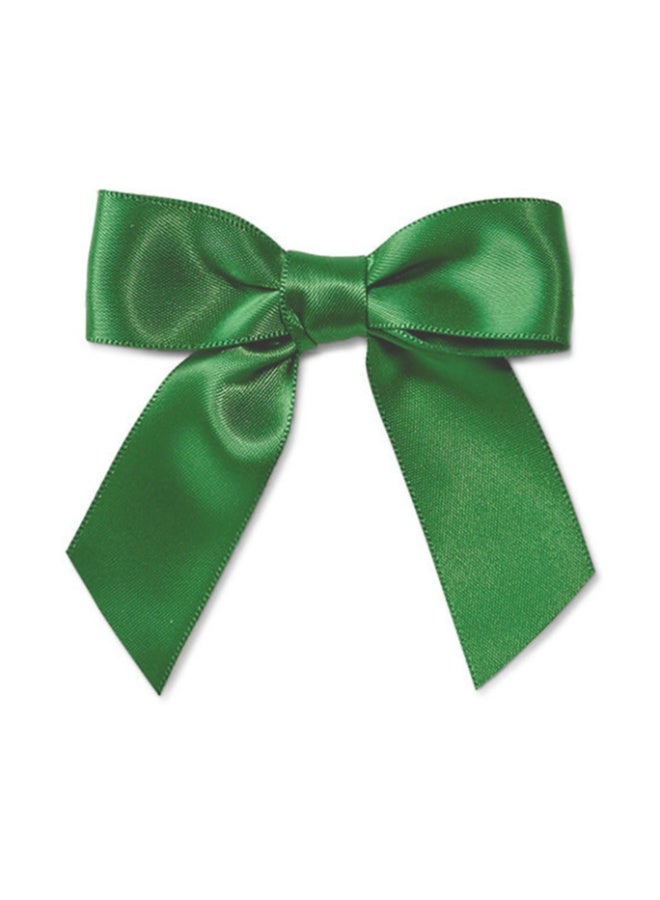 إيتالو شريط ساتان 40 مم - طول 25 ياردة - أخضر - شريط ناعم ولامع للأعمال اليدوية، مثالي لتغليف الهدايا، والزينة، والأعمال اليدوية، والخياطة - Image 3