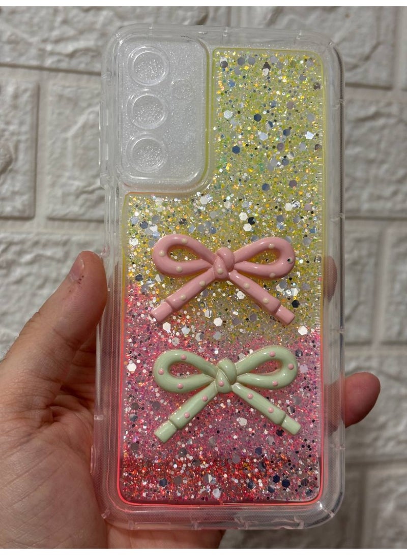 Back cover with a bow, compatible with the phone Samsung A35 - Image 1