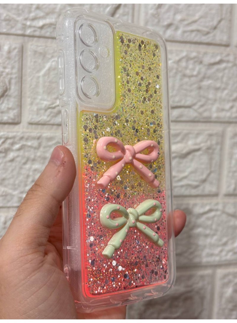 Back cover with a bow, compatible with the phone Samsung A35 - Image 2