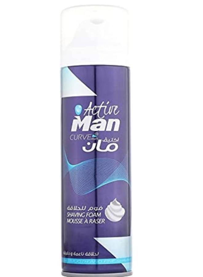 Active Man Curve Shaving Foam 200 ml - Image 1