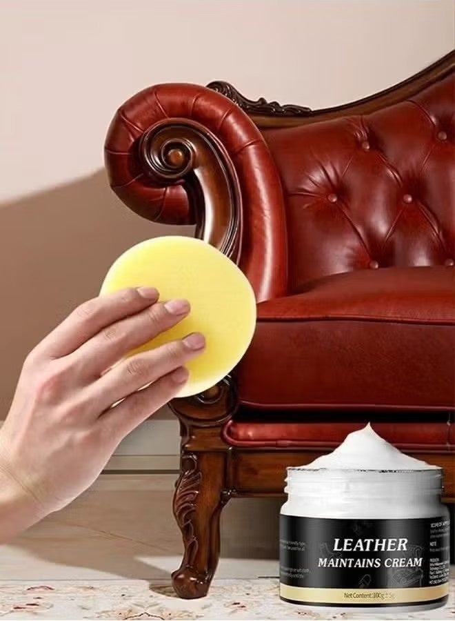 WILLIAM WEIR Leather Maintains Cream-Cleaner Suitable For Leather And Artificial Leather Car Seats Furniture Sofa Clothing Shoes Leather Belts Bag Purse - Image 4