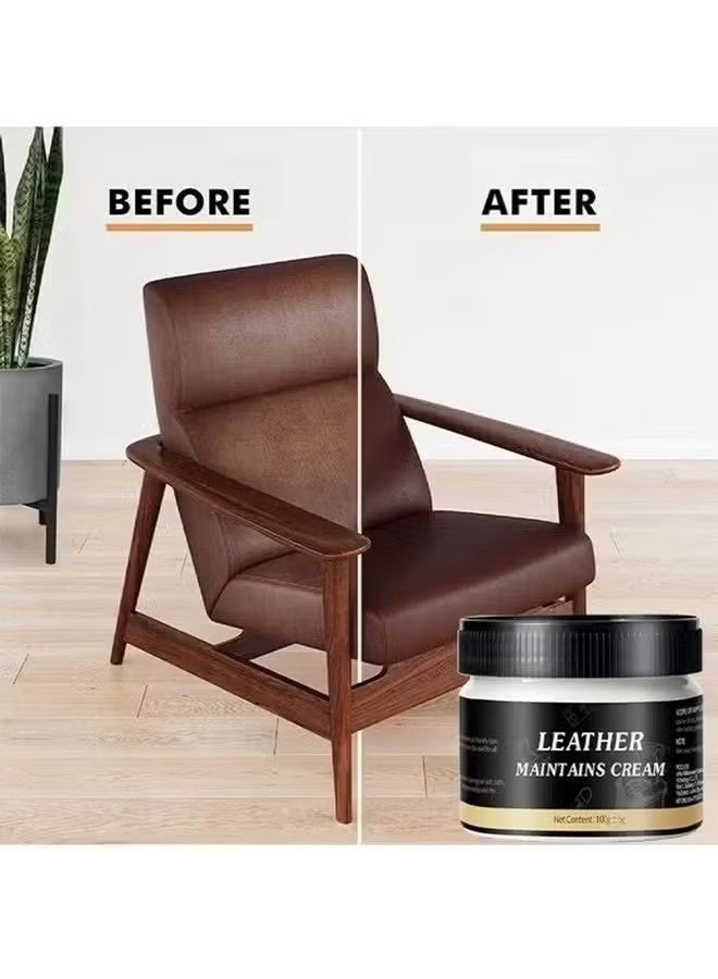 WILLIAM WEIR Leather Maintains Cream-Cleaner Suitable For Leather And Artificial Leather Car Seats Furniture Sofa Clothing Shoes Leather Belts Bag Purse - Image 5