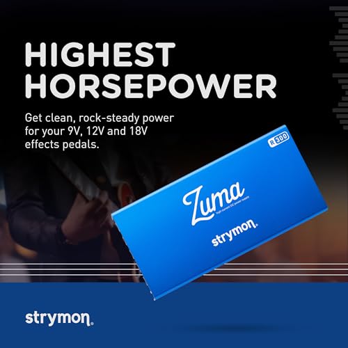 Strymon Zuma R300 Expandable Guitar Effects Pedal Power Supply for 9V, 12V, and 18V Guitar Pedals and Pedalboards, Ultra Low Profile Design - Image 2