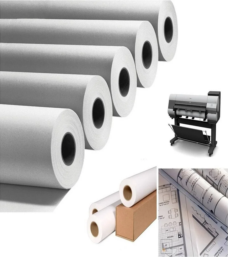 YAMAN7 Plotter Paper 91.4 x 100 mt 80 Gr. 1 Box (4 Pieces)