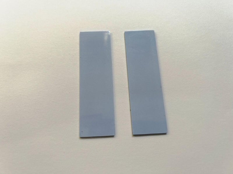 TRUEBOND 2 Pack Thermal Pad Thermal Conductive Silicone Pads with 9.0 W/(m⋅K) Thermal Conductivity, Soft Safe Simple to Apply for SSD CPU GPU LED IC Chipset Cooling (Grey, 20X67X3 MM) - Image 1