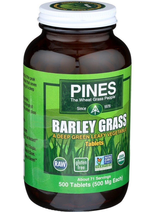 Pines Organic Barley Grass, 500 Count Tablets - Image 2