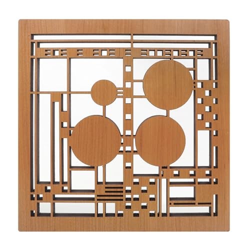 LIGHTWAVE Frank Lloyd Wright Coonley Hardwood Trivet - Image 2