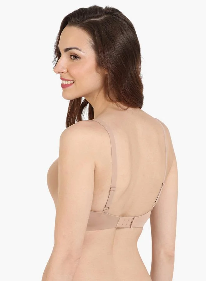 zivame Zivame Padded Bra with Hook and Eye Closure