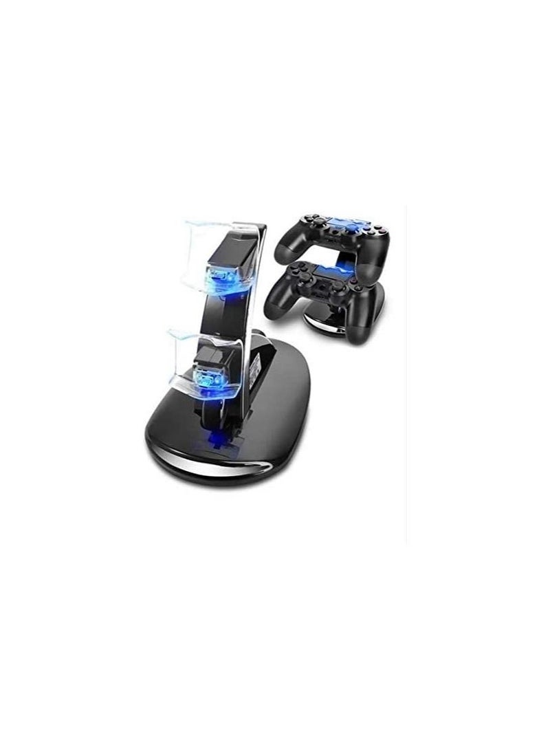 Controller Charger Dock LED Dual USB Charging Station Stand For Sony PS4/PS4 Pro Controller - Image 2