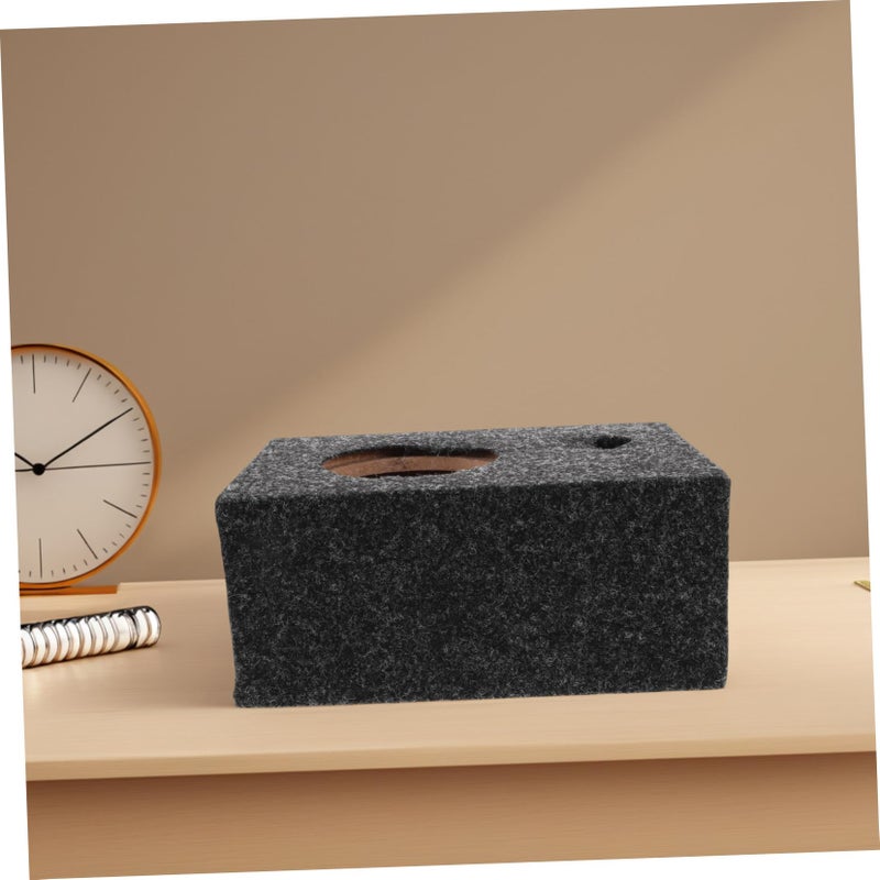 Carpeted Car Audio Subwoofer Enclosure Box 10 Inch DIY Modification Tweeter Box - Image 5