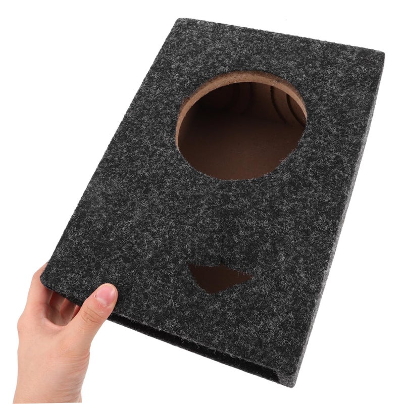 Carpeted Car Audio Subwoofer Enclosure Box 10 Inch DIY Modification Tweeter Box - Image 4