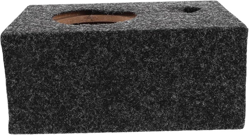 Carpeted Car Audio Subwoofer Enclosure Box 10 Inch DIY Modification Tweeter Box - Image 1