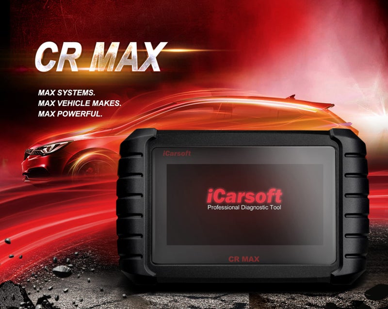 iCarsoft CR Max + Free Screen Protector - Professional Multibrand Automotive Diagnostic Scanner - Read/Erase Faults Codes - Reset Oil Service - Coding & Programming - Image 5