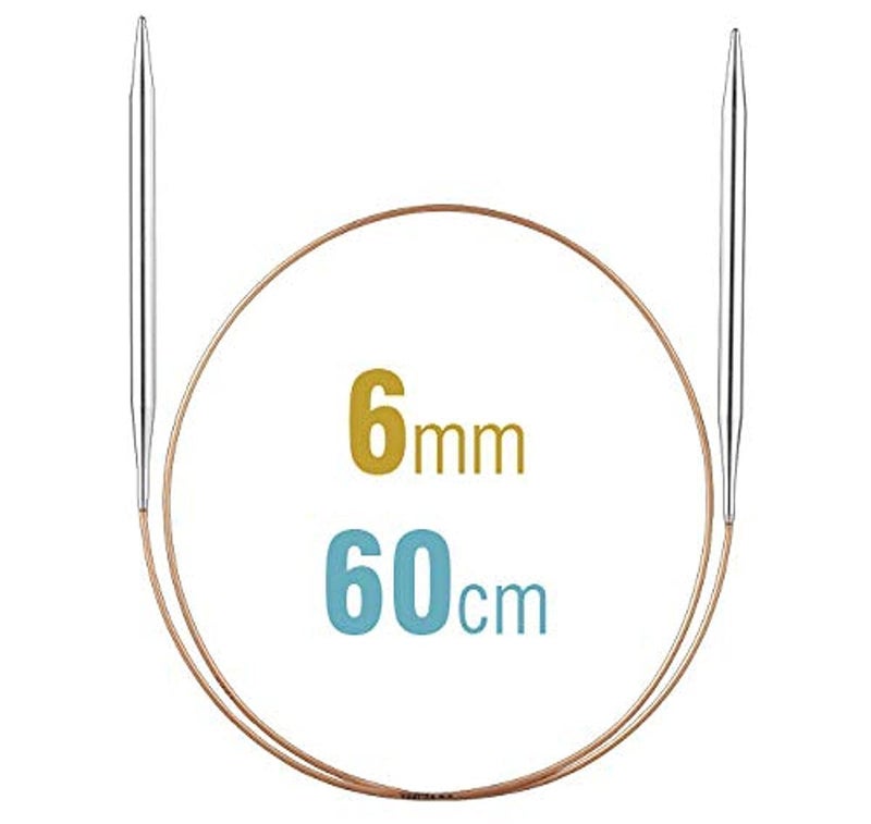 Addi Gustav Selter GmbH & Co. KG addi Rundstricknadel Basic Metall 60cm Stärke 6 - Image 1