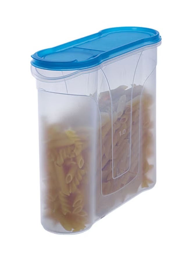 RIVAL Food Storage Container Blue/Clear 22x20x7cm – Airtight Multipurpose Box Pack of 2 - Image 2