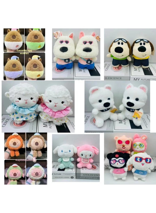 Plush Toy Doll Seven-inch Eight-inch Clip Doll Machine Wedding Throwing Doll Stall Ring Game Gift-Color:24-Height:25cm - Image 2
