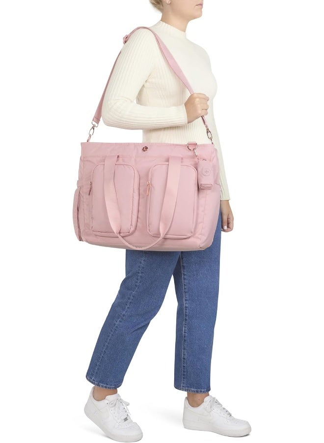 Huggies Carry All Weekender Tote Diaper Bag, Bridal Rose - Image 4