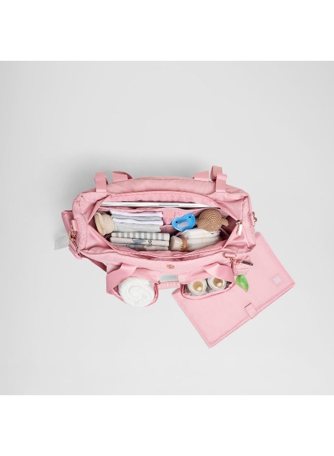 Huggies Carry All Weekender Tote Diaper Bag, Bridal Rose - Image 3