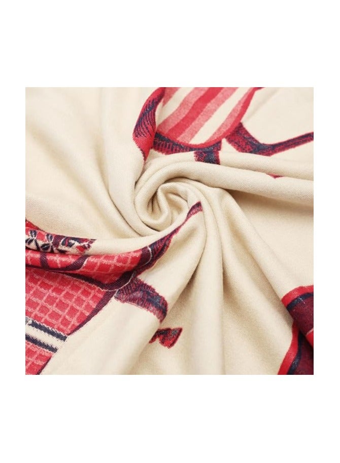 Anna Cashmere-Feel Versatile Cape Scarf Wrap - Image 5