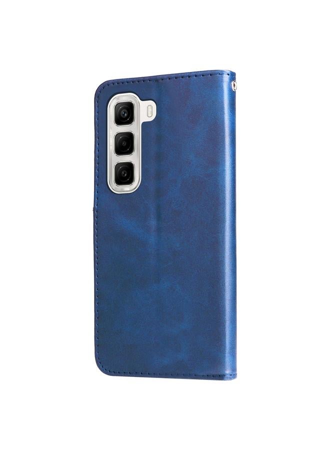 S-TOP Case For Infinix Hot 50 4G Fashion Calf Texture Zipper Leather Phone Case - Image 3