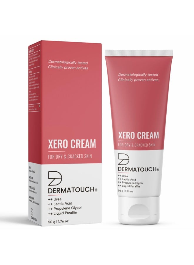DERMATOUCH Xero Cream | Specially for Dry & Cracked Feet | Soothes & Moisturizes |For Corns & Calluses| For both Men & Women | 50G - Image 1