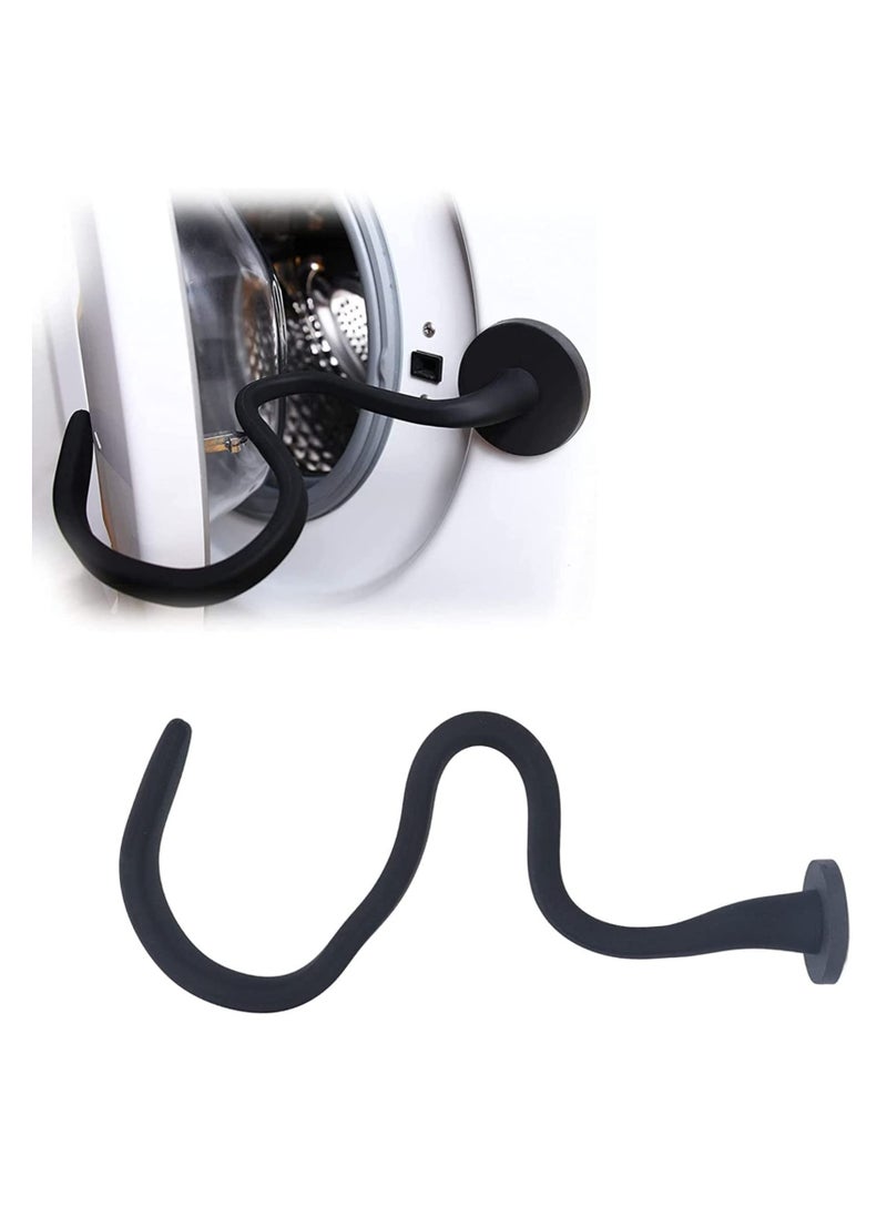 SYOSI - Front Load Washer Door Prop, Magnetic Washing Machine Door Holder, Adjustable Flexible Laundry Door Post Dryer Door Prop Universal Washing Machine Door Stopper for Most Washing Machines (Black) - Image 1