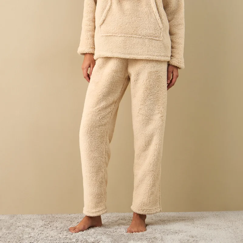 Splash FAV Textured Long Sleeves Hoodie and Pyjama Set